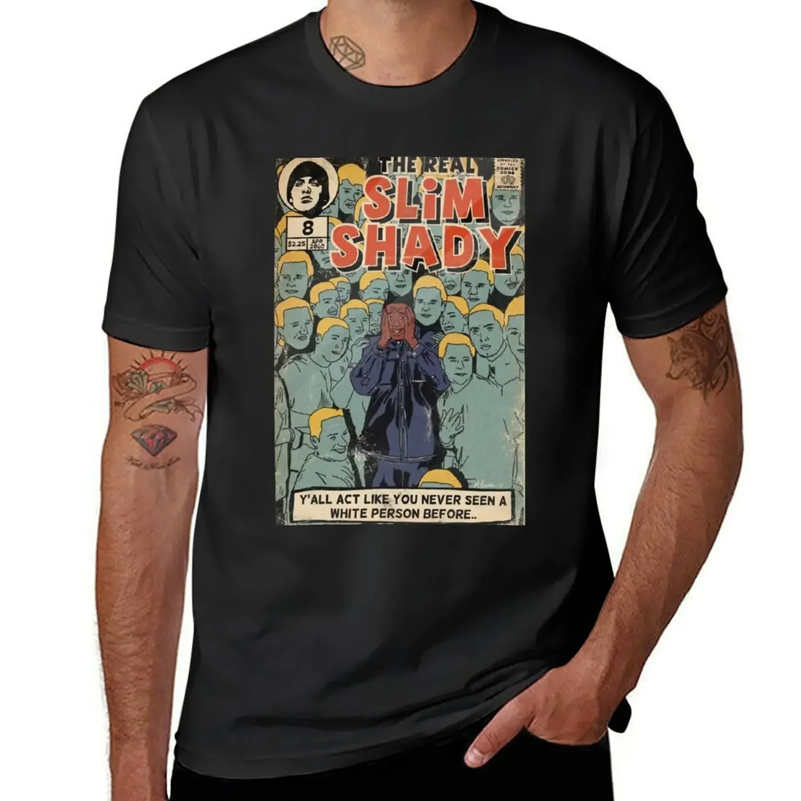 The Real Slim Shady Hiphop Rap - Y'all Act Like You Never Seen A White Person Before T-shirt plus sizes plain white t shirts men
The Real Slim Shady Hiphop Rap - Y'all Act Like You Never Seen A White Person Before T-shirt plus sizes plain white t shirts men
