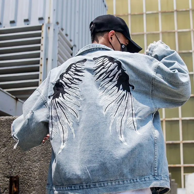 New Embroidery Jackets Men Coats Fashion Windbreaker Denim Jacket Motorcycle Jacket Hot Outwear Stand Slim Military streetwear
New Embroidery Jackets Men Coats Fashion Windbreaker Denim Jacket Motorcycle Jacket Hot Outwear Stand Slim Military streetwear