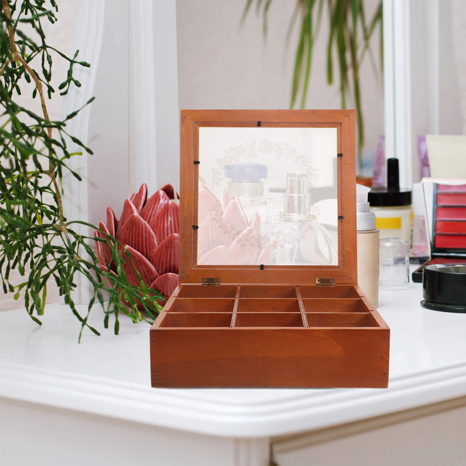 Storage Box Lipstick Display Holder Desktop Cosmetics Organizing Rack Shelf Tray Wooden
Storage Box Lipstick Display Holder Desktop Cosmetics Organizing Rack Shelf Tray Wooden