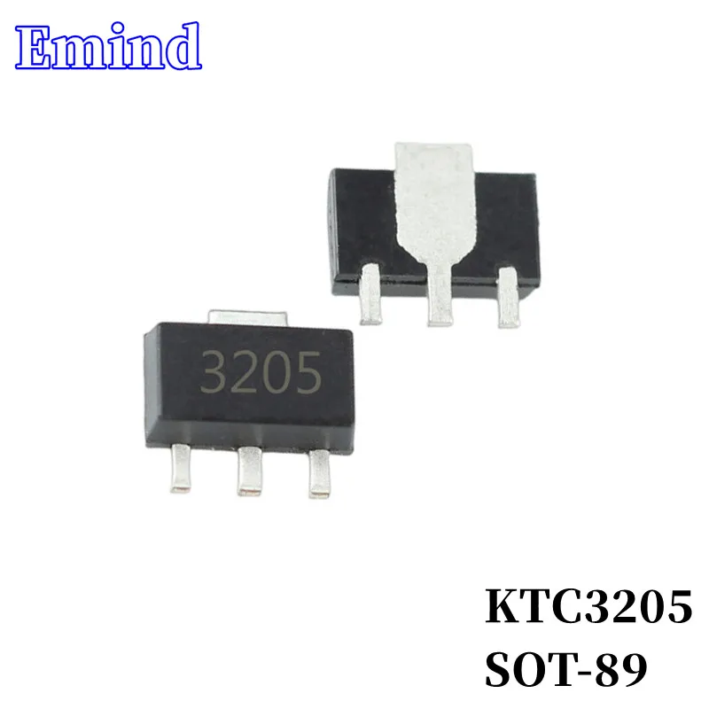 100Pcs KTC3205 SMD Transistor Footprint SOT-89 Silkscreen 3205 Type NPN 30V/3A Bipolar Amplifier Transistor
100Pcs KTC3205 SMD Transistor Footprint SOT-89 Silkscreen 3205 Type NPN 30V/3A Bipolar Amplifier Transistor