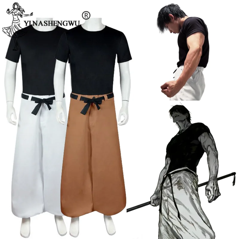 Fushiguro Toji Cosplay Costume Anime Jujutsu Kaisen Uniform Unisex Top Pants School Clothes Megumi Suit Halloween Costume Gifts 
Fushiguro Toji Cosplay Costume Anime Jujutsu Kaisen Uniform Unisex Top Pants School Clothes Megumi Suit Halloween Costume Gifts