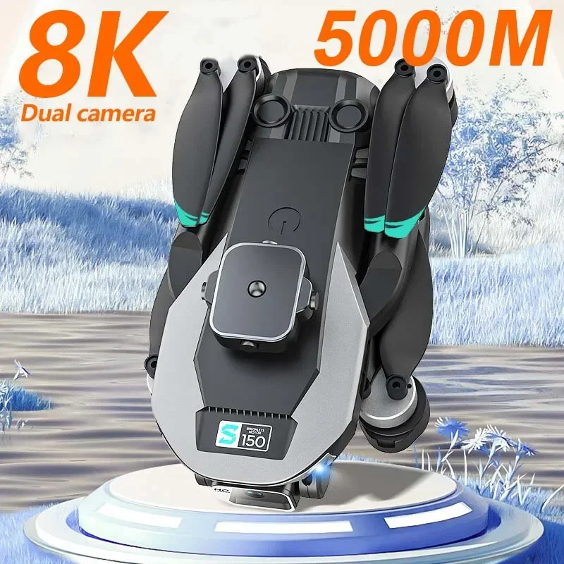 Optical Flow Positioning Dron S150 ESC Dual Camera DroneBrushless Motor Four-Sided Obstacle Avoidance Quadcopter Toy Gift
Optical Flow Positioning Dron S150 ESC Dual Camera DroneBrushless Motor Four-Sided Obstacle Avoidance Quadcopter Toy Gift