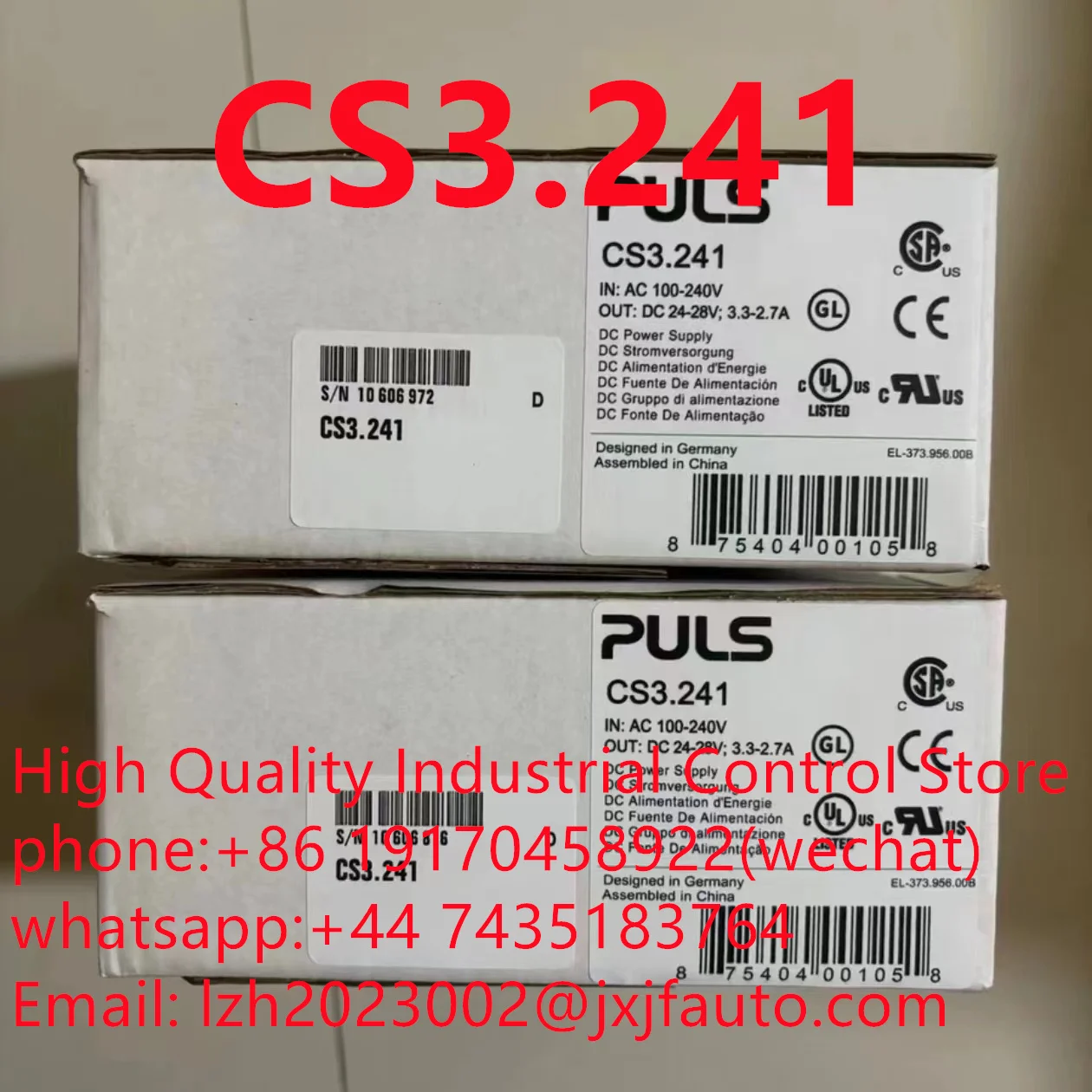 PLC,CS3.241, CS5.241, свяжитесь со службой поддержки клиентов, чтобы разместить заказ
PLC,CS3.241, CS5.241, свяжитесь со службой поддержки клиентов, чтобы разместить заказ