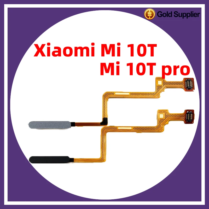 

Original For Xiaomi Mi 10T pro Mi 10T Fingerprint Sensor Scanner Touch ID Connect Motherboard home button Flex Cable