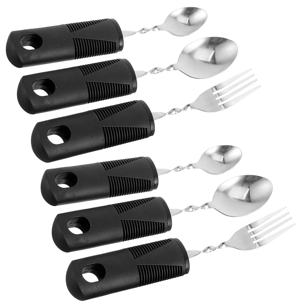 2 Sets Adaptive Utensils Bendable Cutlery Tableware for Elderly Parkinsons Meal Weighted
2 Sets Adaptive Utensils Bendable Cutlery Tableware for Elderly Parkinsons Meal Weighted