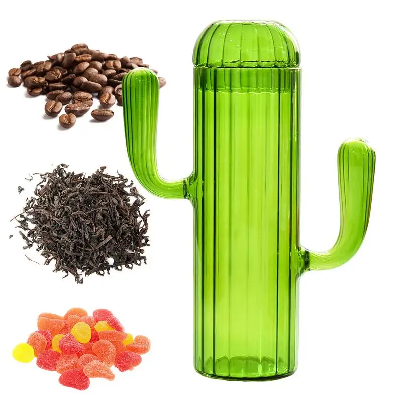Portable Cactus Candy Jar Cactus Shape Glass Storage Jar Snack Jar With Lid Food Storage Container Kitchen Counter Accessories
Portable Cactus Candy Jar Cactus Shape Glass Storage Jar Snack Jar With Lid Food Storage Container Kitchen Counter Accessories