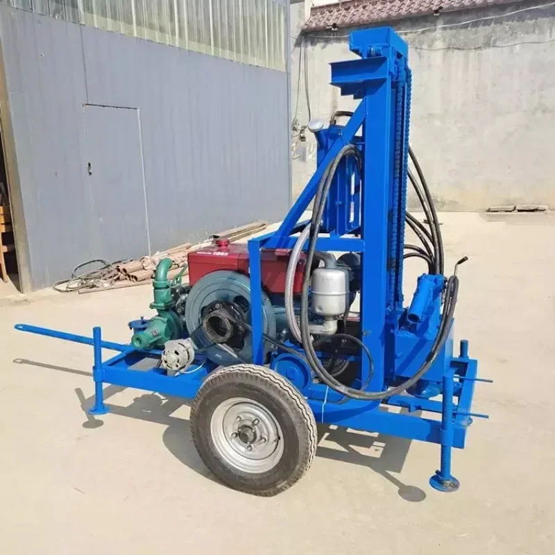 Portable Water Well Equipment Hard Rock Drilling Small Machine Movable Tractor Mounted Water Well Drilling Rig
Portable Water Well Equipment Hard Rock Drilling Small Machine Movable Tractor Mounted Water Well Drilling Rig