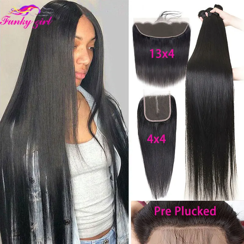 3 4 Bundles With Frontal Closure Brazilian Straight Hair 13×4 Ear to Ear Lace Frontal With Bundles Virgin Human Hair Extensions
3 4 Bundles With Frontal Closure Brazilian Straight Hair 13×4 Ear to Ear Lace Frontal With Bundles Virgin Human Hair Extensions