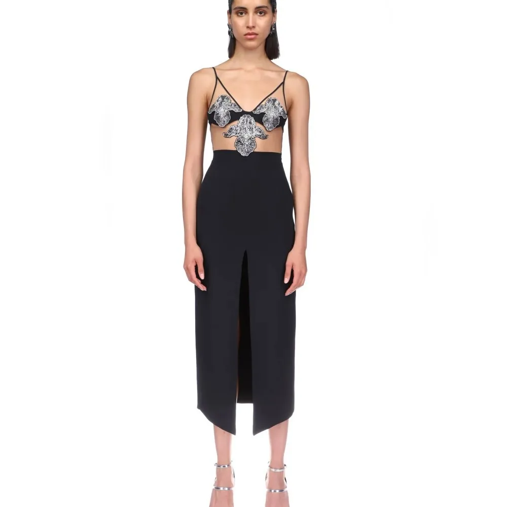 High Quality Fashion Sleeveless Long Bandage Dress 2023 Elegant Backless Slimming One Shoulder Party Party Dress
High Quality Fashion Sleeveless Long Bandage Dress 2023 Elegant Backless Slimming One Shoulder Party Party Dress