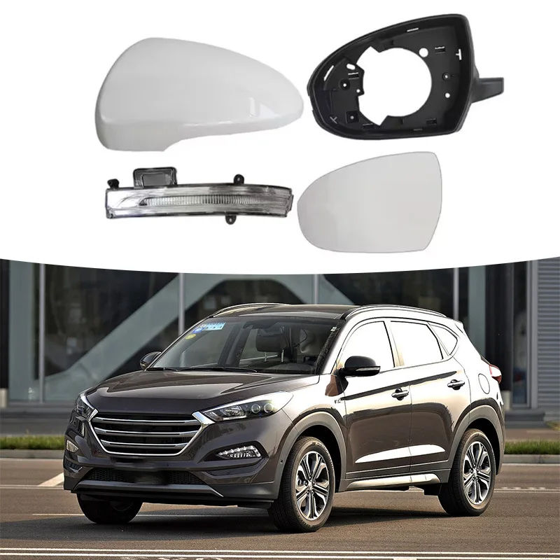

Оригинальная рамка для зеркала заднего вида, боковое крыло, указатель поворота, зеркальный корпус, зеркальный двигатель крыла для Hyundai Tucson 2015-2019
