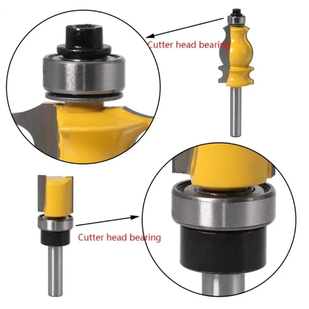 Professional Ball Bearings Guide Router Bit Kit Milling Cutter Set Silver Steel Accessory For Wood Milling Cutter
Professional Ball Bearings Guide Router Bit Kit Milling Cutter Set Silver Steel Accessory For Wood Milling Cutter