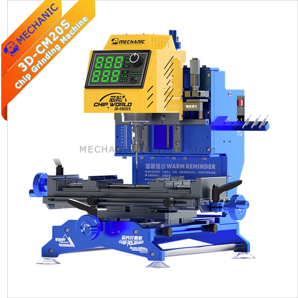 

Chip Grinding Machine MECHANIC 3D-CM20S High Speed Cutting and Polishing Three Axis Linkage Intelligent DIY Grinder Repair Tool