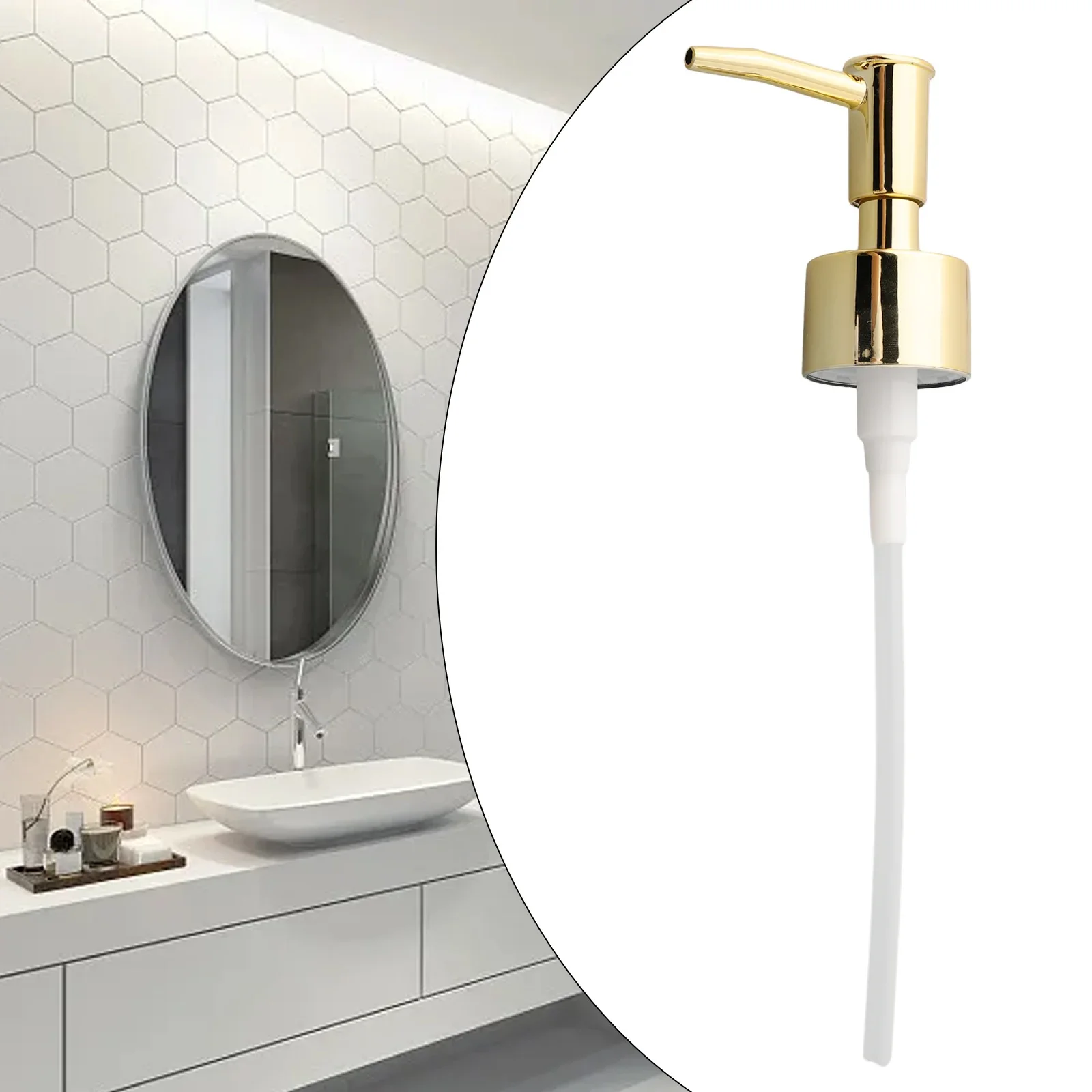 28 Thread Plastic Lotion Pump Head Bathroom Spray Head Shower Gel Press Head Fits For Most Liquid Pumps Bathroom Widgets
28 Thread Plastic Lotion Pump Head Bathroom Spray Head Shower Gel Press Head Fits For Most Liquid Pumps Bathroom Widgets