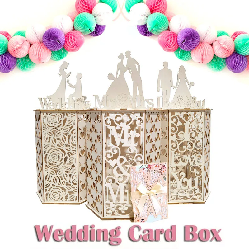 Wedding Card Boxes Wooden Box Wedding Supplies DIY Couple Deer Bird Flower Pattern Grid Business Card Wooden Box
Wedding Card Boxes Wooden Box Wedding Supplies DIY Couple Deer Bird Flower Pattern Grid Business Card Wooden Box