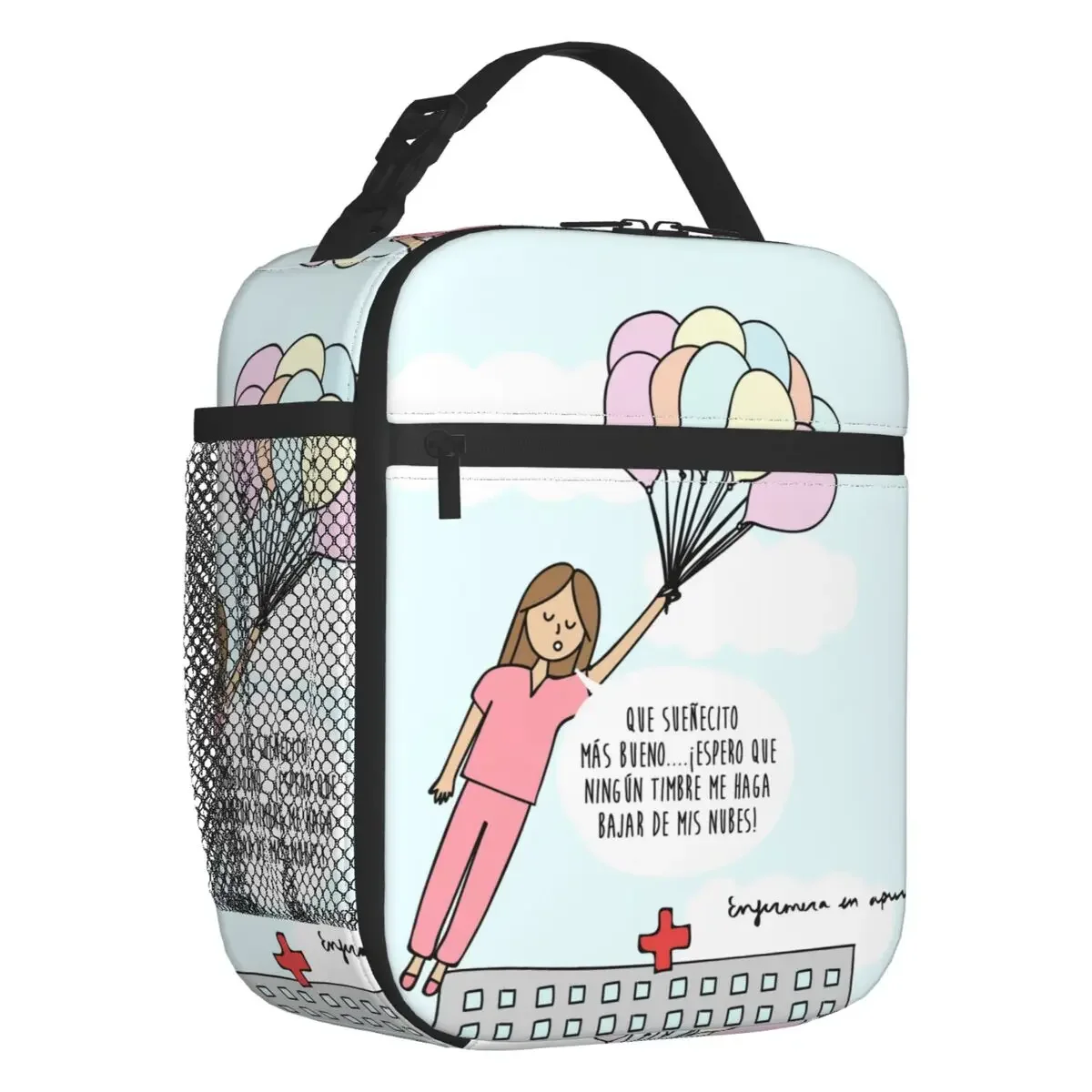 Enfermera En Apuros Doctor Nurse Medical Insulated Lunch Bag for Women Waterproof Cooler Thermal Lunch Tote Office Picnic Travel
Enfermera En Apuros Doctor Nurse Medical Insulated Lunch Bag for Women Waterproof Cooler Thermal Lunch Tote Office Picnic Travel