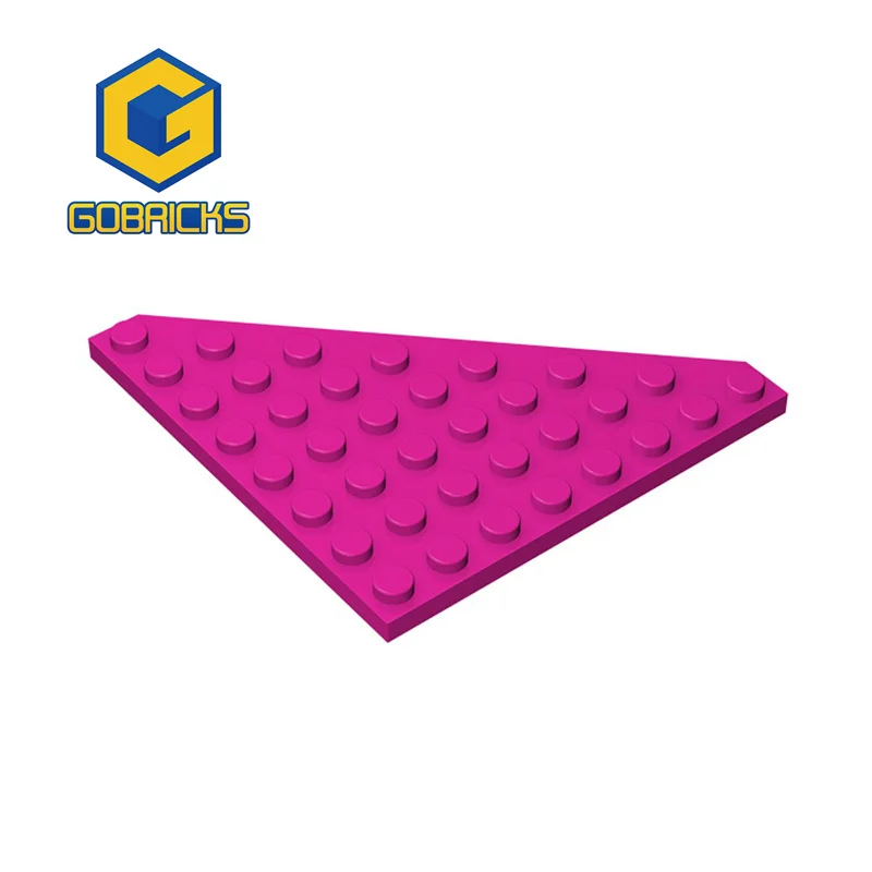 Gobricks MOC Brick Parts 30504 Wedge Plate 8 x 8 Cut Corner Compatible Building Block Particle DIY Kid Brain Toy Birthday Gift
Gobricks MOC Brick Parts 30504 Wedge Plate 8 x 8 Cut Corner Compatible Building Block Particle DIY Kid Brain Toy Birthday Gift