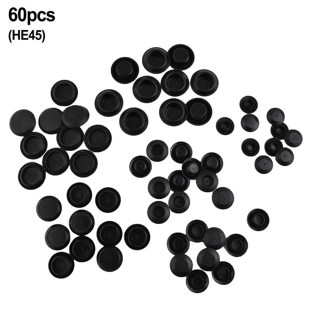 60 Pcs Flush Mount Black Plastic Hole Plug Assortment Auto Body Sheet Metal Car Rubber Plug Flush Mount PVC Plug Button
60 Pcs Flush Mount Black Plastic Hole Plug Assortment Auto Body Sheet Metal Car Rubber Plug Flush Mount PVC Plug Button