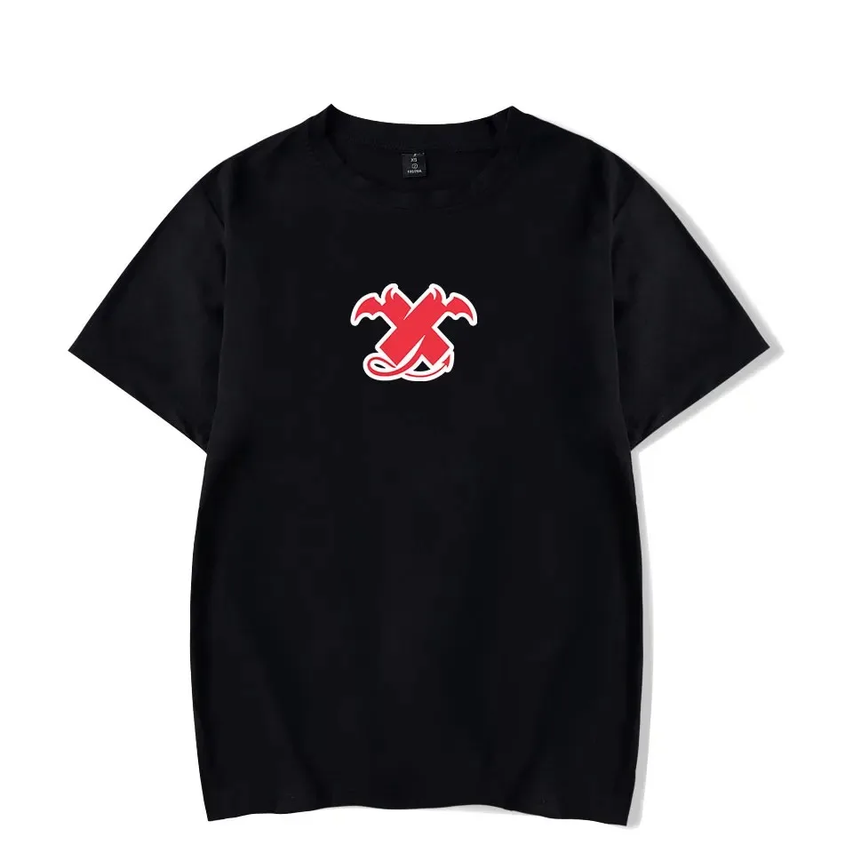 

2024 Camiseta Sam e Colby Devil X masculina e feminina, moda 3D, manga curta, camiseta casual de verão, streetwear, XPLR