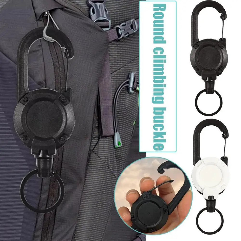 60cm Anti-theft Telescopic Keychain Retractable Hook Keychain Telescopic Burglar Chain Key Holder Tactical Key Accessories
60cm Anti-theft Telescopic Keychain Retractable Hook Keychain Telescopic Burglar Chain Key Holder Tactical Key Accessories