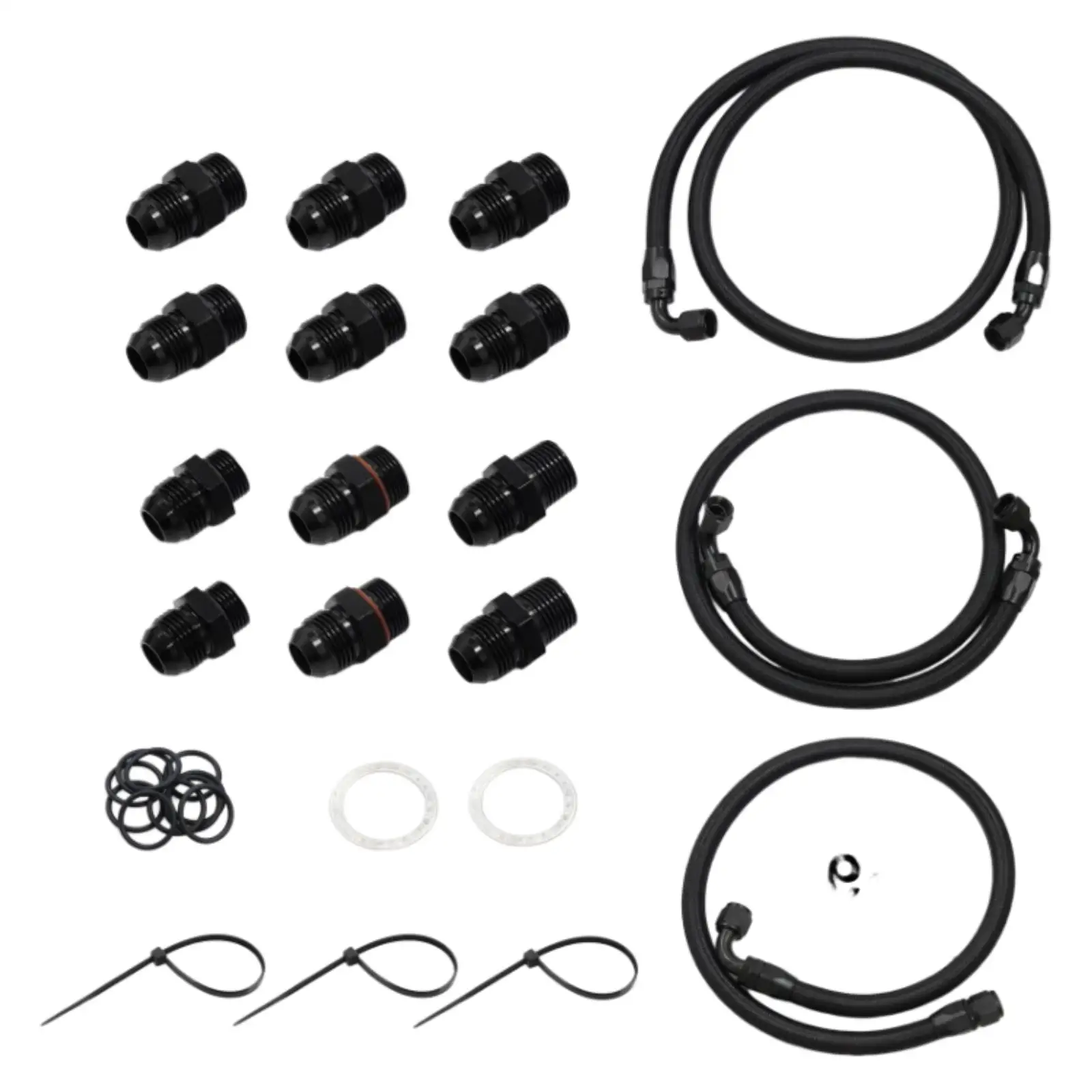 Transmission Cooler Lines Kit Prevent Leaks with Adapters Heavy Duty Transmission Cooler Hose Fittings for GM 2001 to 2005
Transmission Cooler Lines Kit Prevent Leaks with Adapters Heavy Duty Transmission Cooler Hose Fittings for GM 2001 to 2005