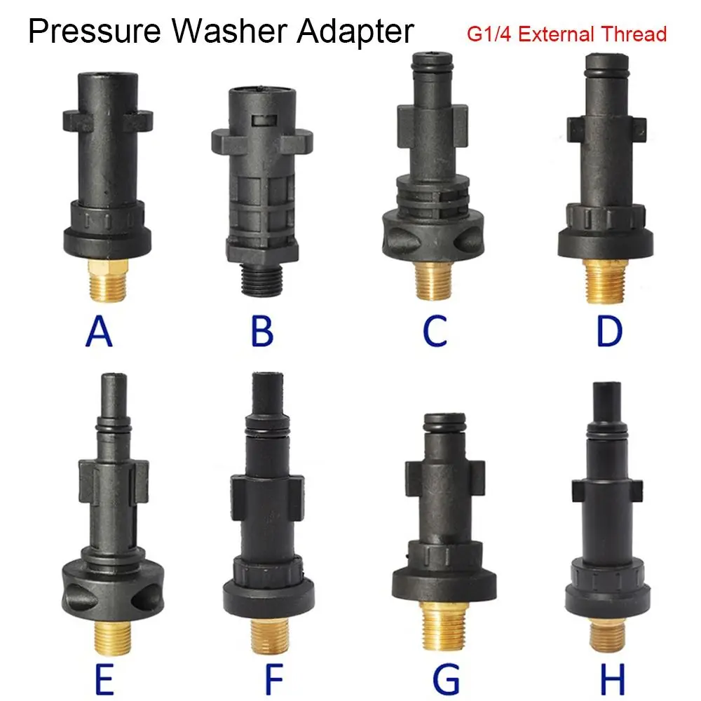 Durable Snow Foam Foam Generator G1/4 External Thread Adapter Pressure Washer Quick Connector Spray Torch Nozzle
Durable Snow Foam Foam Generator G1/4 External Thread Adapter Pressure Washer Quick Connector Spray Torch Nozzle