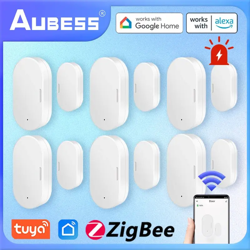 Tuya Zigbee 3.0 Door Window Magnetic Sensor Smart Home Wireless Door Open Closed Detector Work With Alexa Google Home
Tuya Zigbee 3.0 Door Window Magnetic Sensor Smart Home Wireless Door Open Closed Detector Work With Alexa Google Home