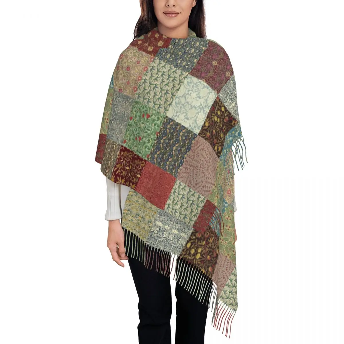 William Morris Pattern Collection Scarf for Womens Warm Winter Pashmina Shawl Wrap Victorian Long Scarves with Tassel for Ladies 
William Morris Pattern Collection Scarf for Womens Warm Winter Pashmina Shawl Wrap Victorian Long Scarves with Tassel for Ladies