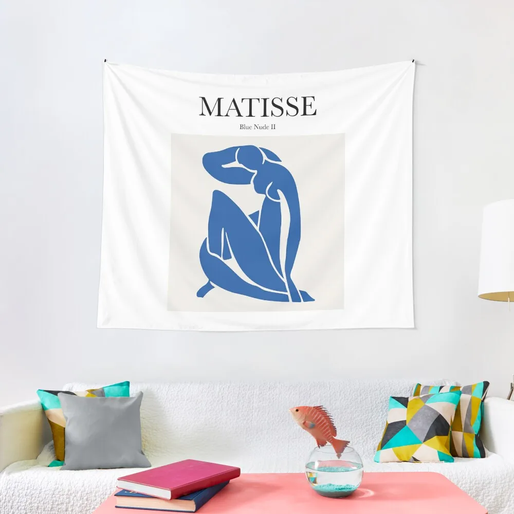 

Matisse - Blue Nude II Tapestry Tapestries Wall Decoration Items Aesthetic Decoration Korean Room Decor