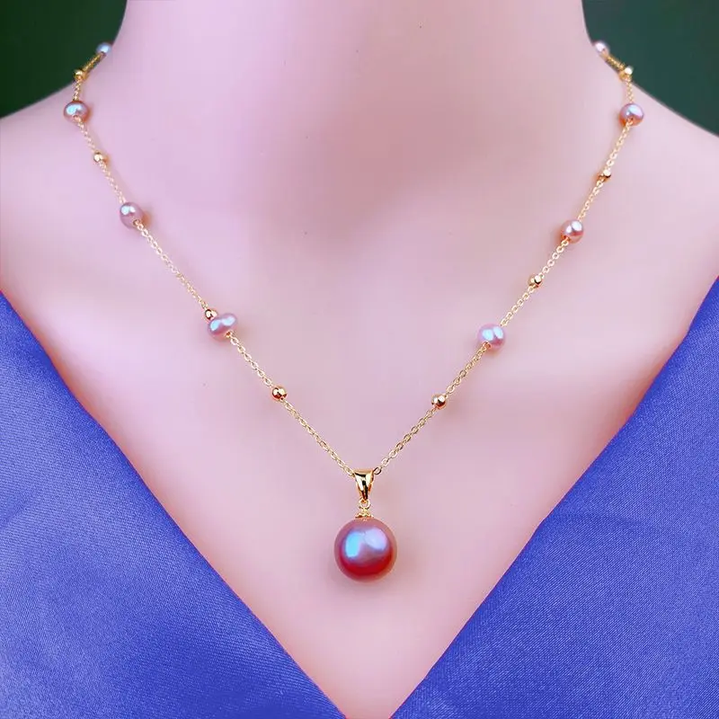 Natural Freshwater Pearl Necklace Exquisite High-end Ginny Necklace Elegant Clavicle Chain Gift Guarding A Lifetime True Love
Natural Freshwater Pearl Necklace Exquisite High-end Ginny Necklace Elegant Clavicle Chain Gift Guarding A Lifetime True Love