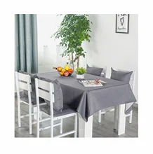 Cotton Linen Tablecloths, Waterproof Table Covers Simple Solid Color Dark Gray Dining Table Coffee Table Deco
Cotton Linen Tablecloths, Waterproof Table Covers Simple Solid Color Dark Gray Dining Table Coffee Table Deco