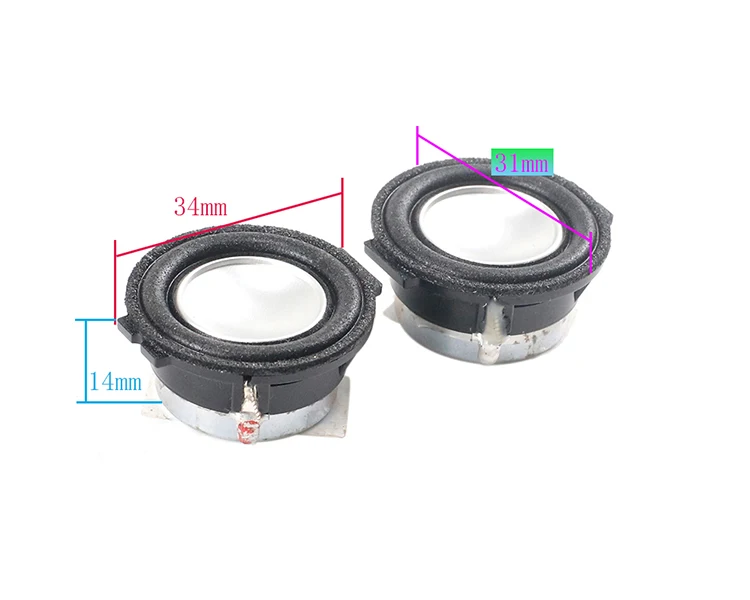 GHXAMP For PEERLESS 30N18AL04 PMT 1.25inch 31mm full Range Micro Speaker 4ohm 3W aluminum cone Neodymium HIFI for JBL DIY 2PCS GHXAMP For PEERLESS 30N18AL04 PMT 1.25inch 31mm full Range Micro Speaker 4ohm 3W aluminum cone Neodymium HIFI for JBL DIY 2PCS