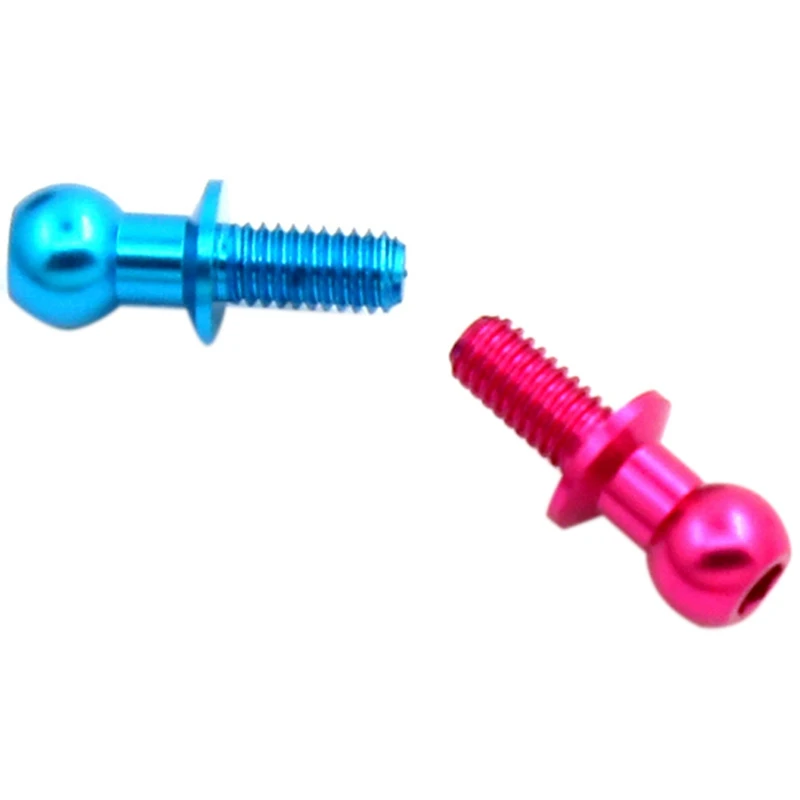 

20Pcs M3 Metal Hex Ball Head Screws For Tamiya TT01 TT02 Sakura D5 1/10 RC Drift Car Spare Parts,10 Pcs Blue & 10Pcspink