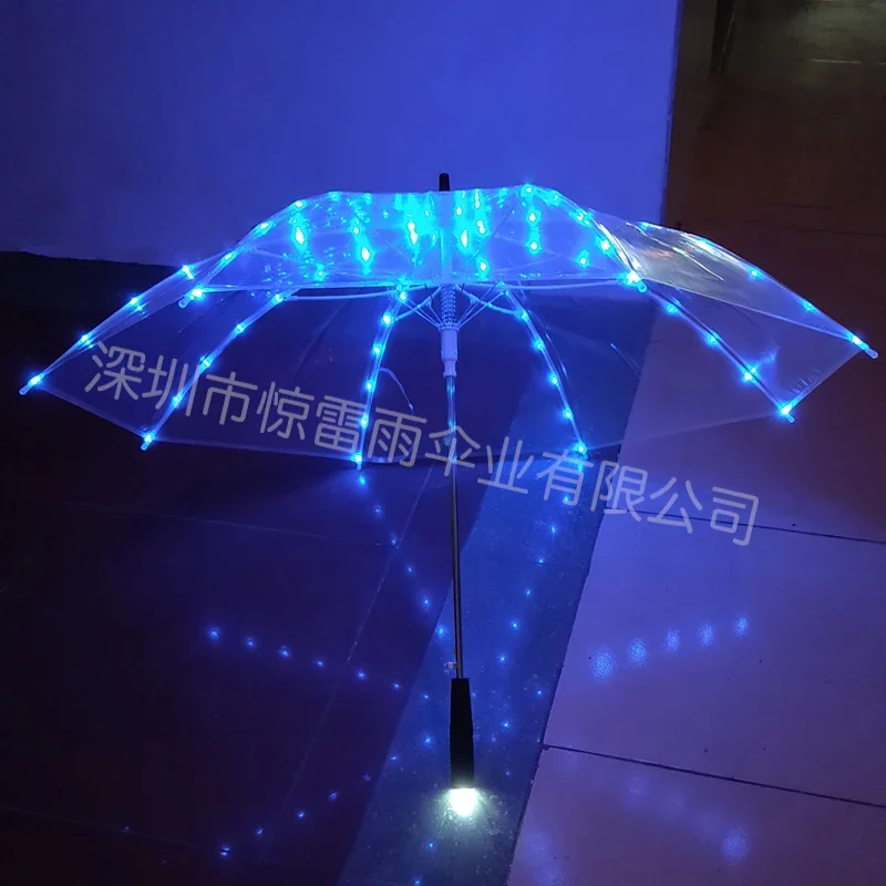 Thunder Rain LED Light-Emitting Umbrella Female Girl Heart Fresh Director Photography Bar Stage Transparent Umbrella
Thunder Rain LED Light-Emitting Umbrella Female Girl Heart Fresh Director Photography Bar Stage Transparent Umbrella