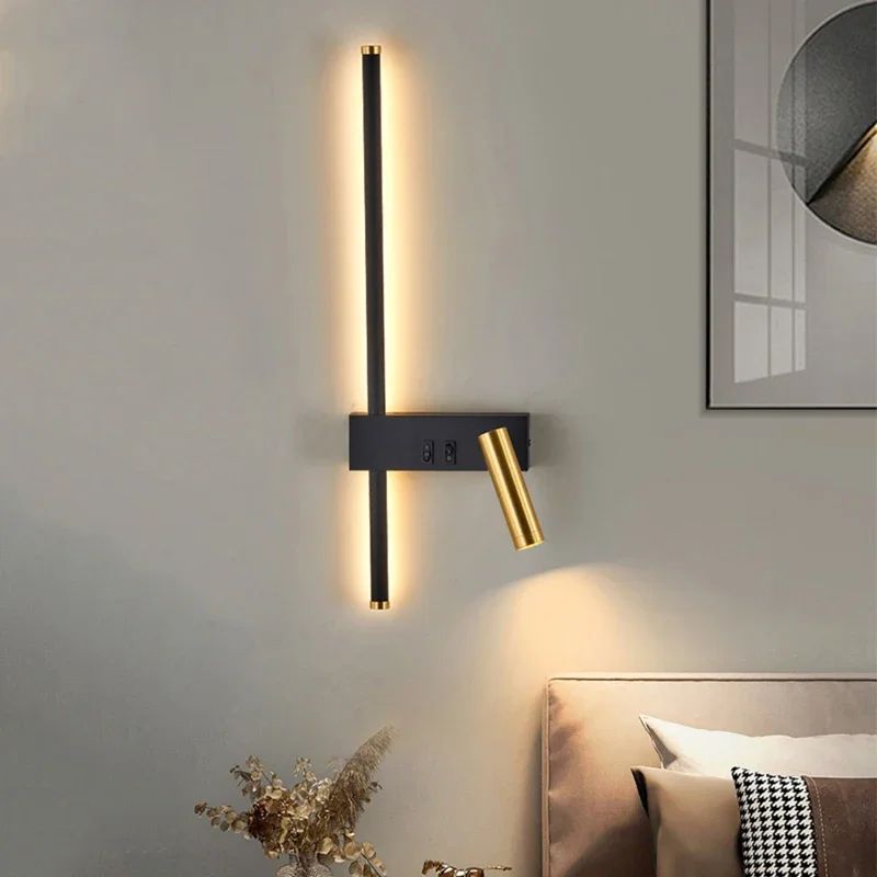 Wall lamp Nordic modern black and white minimalist living room sofa background wall decorative lamp light luxury bedroom bedside
Wall lamp Nordic modern black and white minimalist living room sofa background wall decorative lamp light luxury bedroom bedside