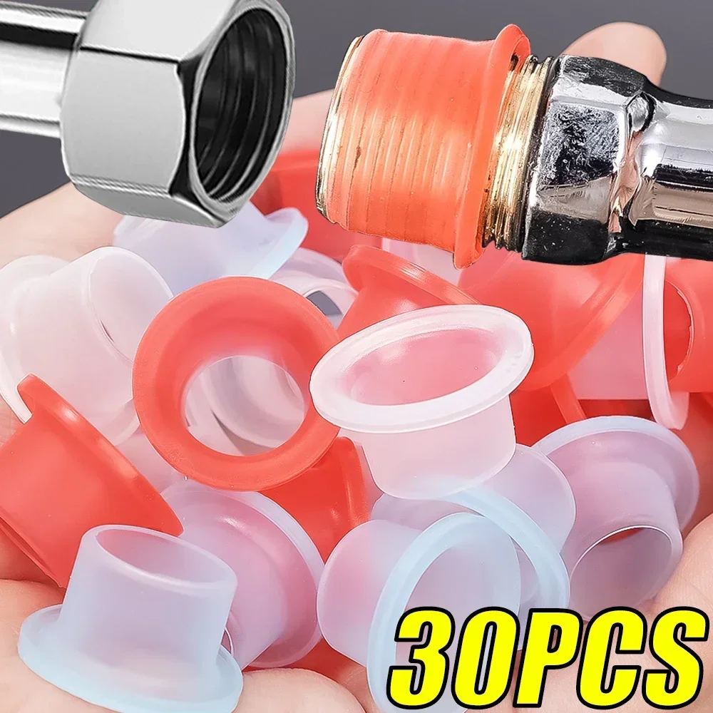 30/10PCS Faucet Sealing Gasket Silicone Anti-Dripping Valves Plug Threaded Pipe Fitting Leak-proof Sealing Washer Home Supplies
30/10PCS Faucet Sealing Gasket Silicone Anti-Dripping Valves Plug Threaded Pipe Fitting Leak-proof Sealing Washer Home Supplies