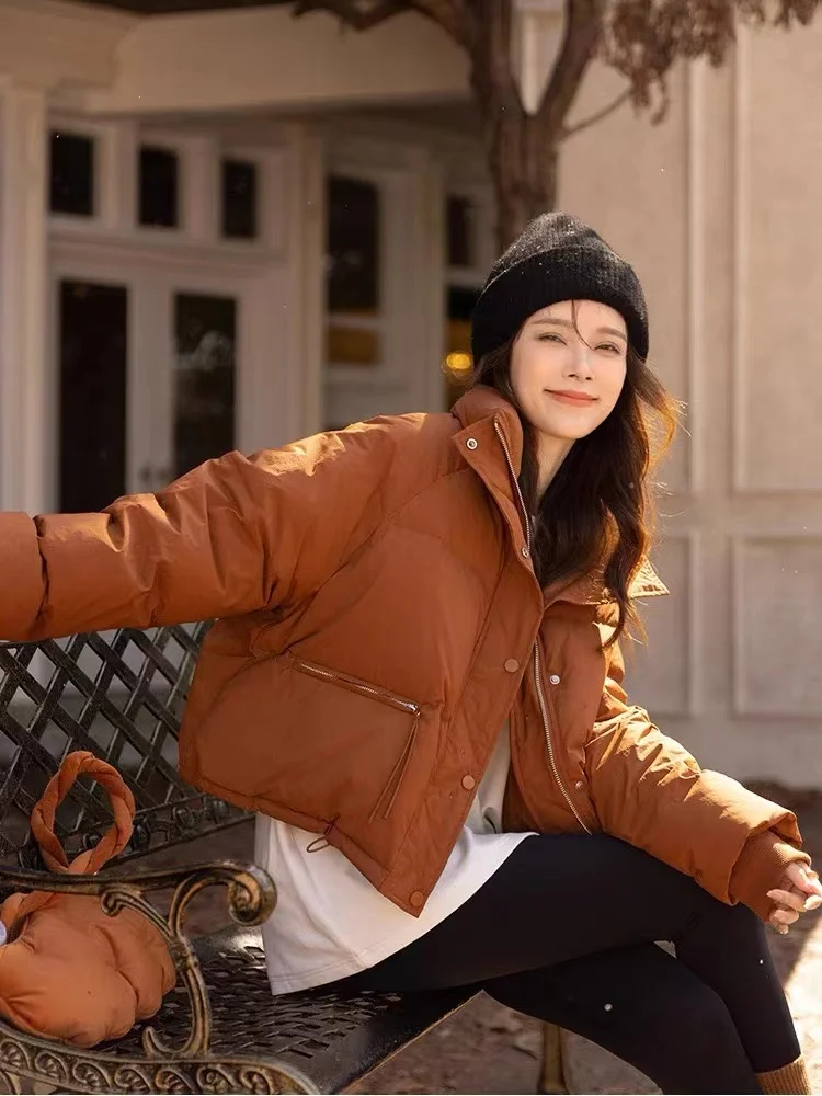 New Women's Down Jacket Short Standing Collar Down Bread Coat Woman Clothing Traf Women's Jacket Down Coats Women's Coat
New Women's Down Jacket Short Standing Collar Down Bread Coat Woman Clothing Traf Women's Jacket Down Coats Women's Coat