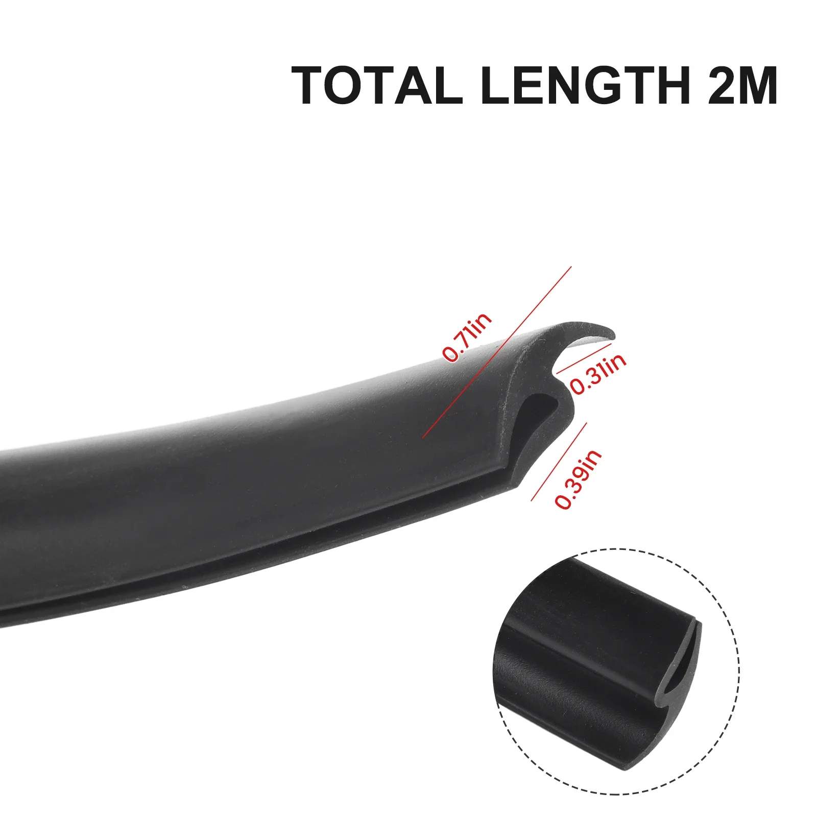 2m Car Front Windshield Sunroof Weatherstrip H-type Seal Strip Trim Auto Seal Accessories Waterproof Automobiles Parts
2m Car Front Windshield Sunroof Weatherstrip H-type Seal Strip Trim Auto Seal Accessories Waterproof Automobiles Parts