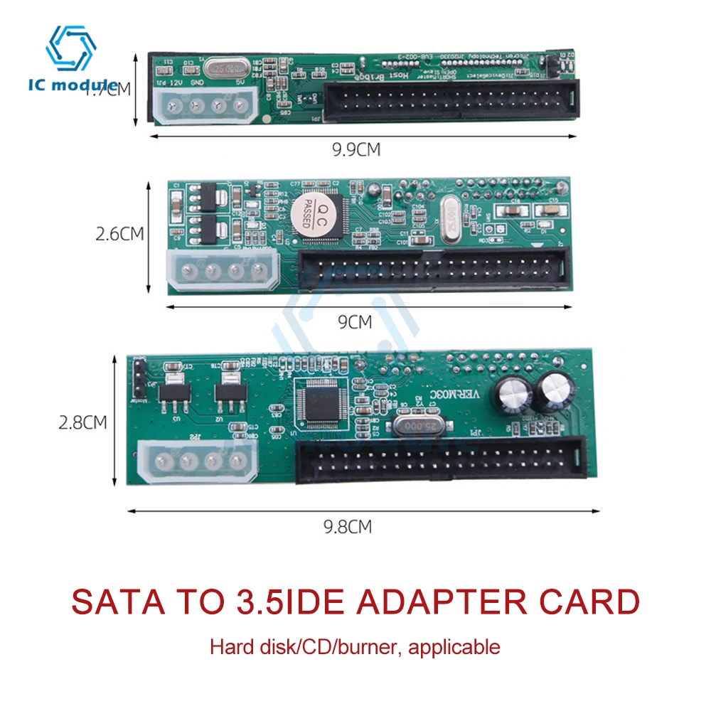 SATA to 3.5 inch IDE Adapter Interface Connector Converter for PC Computer to SATA Hard Drive Interface Adapter
SATA to 3.5 inch IDE Adapter Interface Connector Converter for PC Computer to SATA Hard Drive Interface Adapter