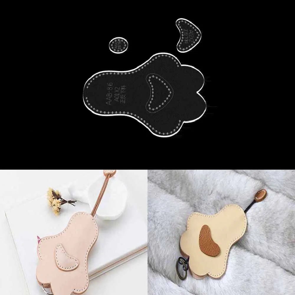 Leather Bag Pattern Making with Kraft Paper and Acrylic Templates for Cartoon Cat Paw Key Pack
Leather Bag Pattern Making with Kraft Paper and Acrylic Templates for Cartoon Cat Paw Key Pack