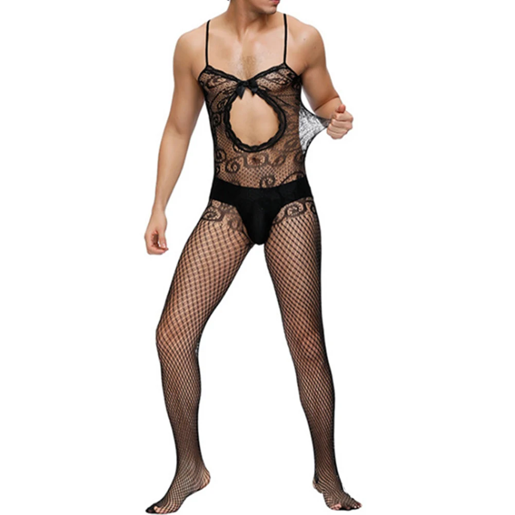 Men Sissy Jumpsuit Fishnet Lace Body Stockings Ultra-thin Transparent Pantyhose Hollow Out Tights Underwear Mesh Erotic Wear
Men Sissy Jumpsuit Fishnet Lace Body Stockings Ultra-thin Transparent Pantyhose Hollow Out Tights Underwear Mesh Erotic Wear
