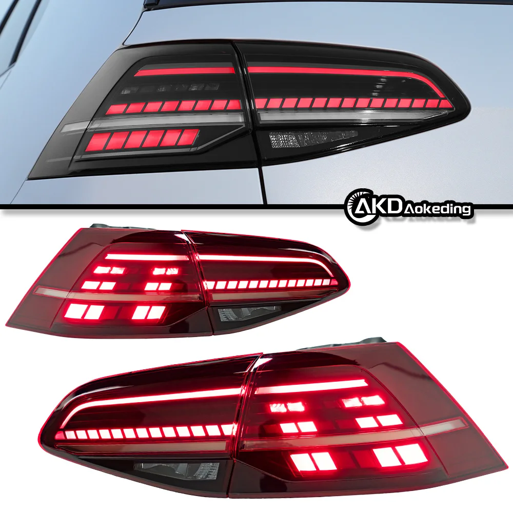 

Car Styling tail light for VW Golf7 Golf 7 MK7 MK7.5 2013-2020 taillights rear lamp LED Signal reversing parking lights