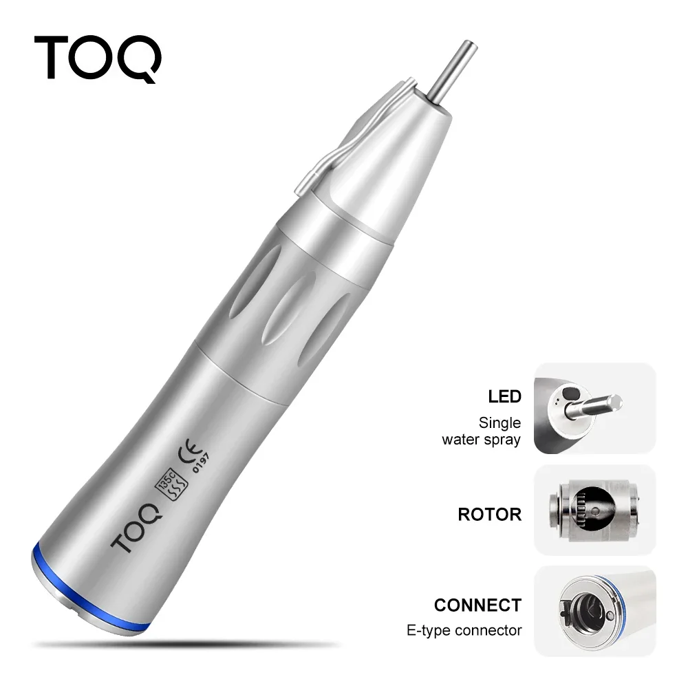 Dental Ti-Max SG65L 1:1 blue ring external Irrigation straight handpiece with fiber optic for dental implant surgical
Dental Ti-Max SG65L 1:1 blue ring external Irrigation straight handpiece with fiber optic for dental implant surgical
