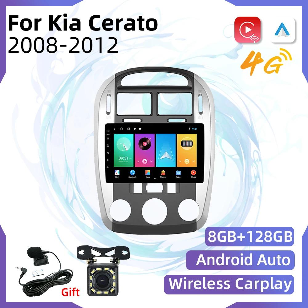 Car Radio for Kia Cerato 2008-2012 Android 2 Din Car Multimedia Stereo Player Navigation GPS Touch Screen Wifi 4G Autoradio
Car Radio for Kia Cerato 2008-2012 Android 2 Din Car Multimedia Stereo Player Navigation GPS Touch Screen Wifi 4G Autoradio