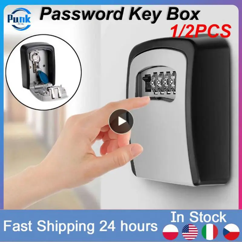 1/2PCS Wall Mount Key Storage Secret Box Organizer 4 Digit Combination Password Security Code Lock No Key Home Key Safe Box
1/2PCS Wall Mount Key Storage Secret Box Organizer 4 Digit Combination Password Security Code Lock No Key Home Key Safe Box