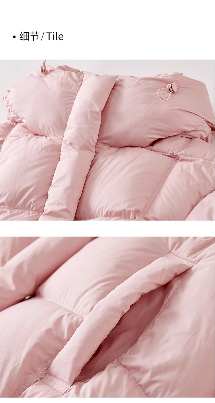 SENTUBILA Hooded Puffer Down Coat for Women 2024 Winter Lightweight Warmth 90% White Duck Down Short Jacket Outerwear W44Y55965 SENTUBILA Hooded Puffer Down Coat for Women 2024 Winter Lightweight Warmth 90% White Duck Down Short Jacket Outerwear W44Y55965