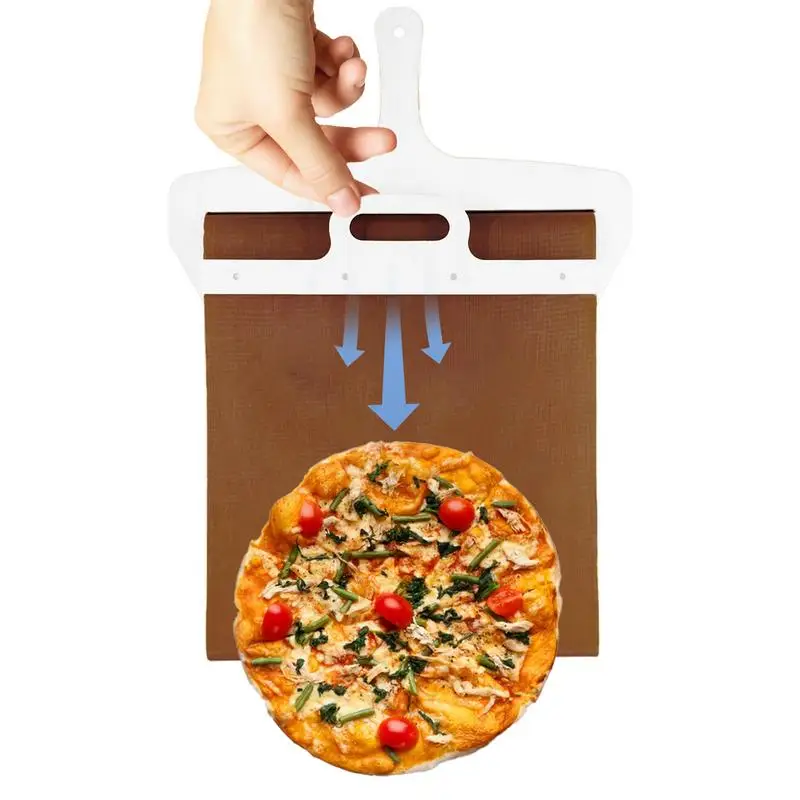 

Скользящая антипригарная Лопата для пиццы с ручкой лопатка для пиццы для духовки многофункциональный инструмент для выпечки для идеальной передачи пиццы