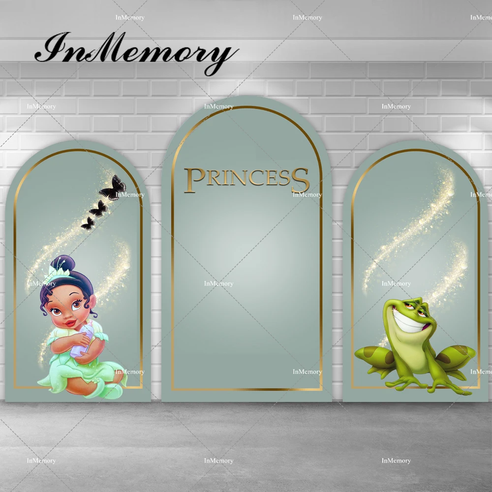 Princess Baby Tiana and the Frog Arch Backdrop For Girls 1st Birthday Chiara Wall Party Decoration Green Arched Background
Princess Baby Tiana and the Frog Arch Backdrop For Girls 1st Birthday Chiara Wall Party Decoration Green Arched Background