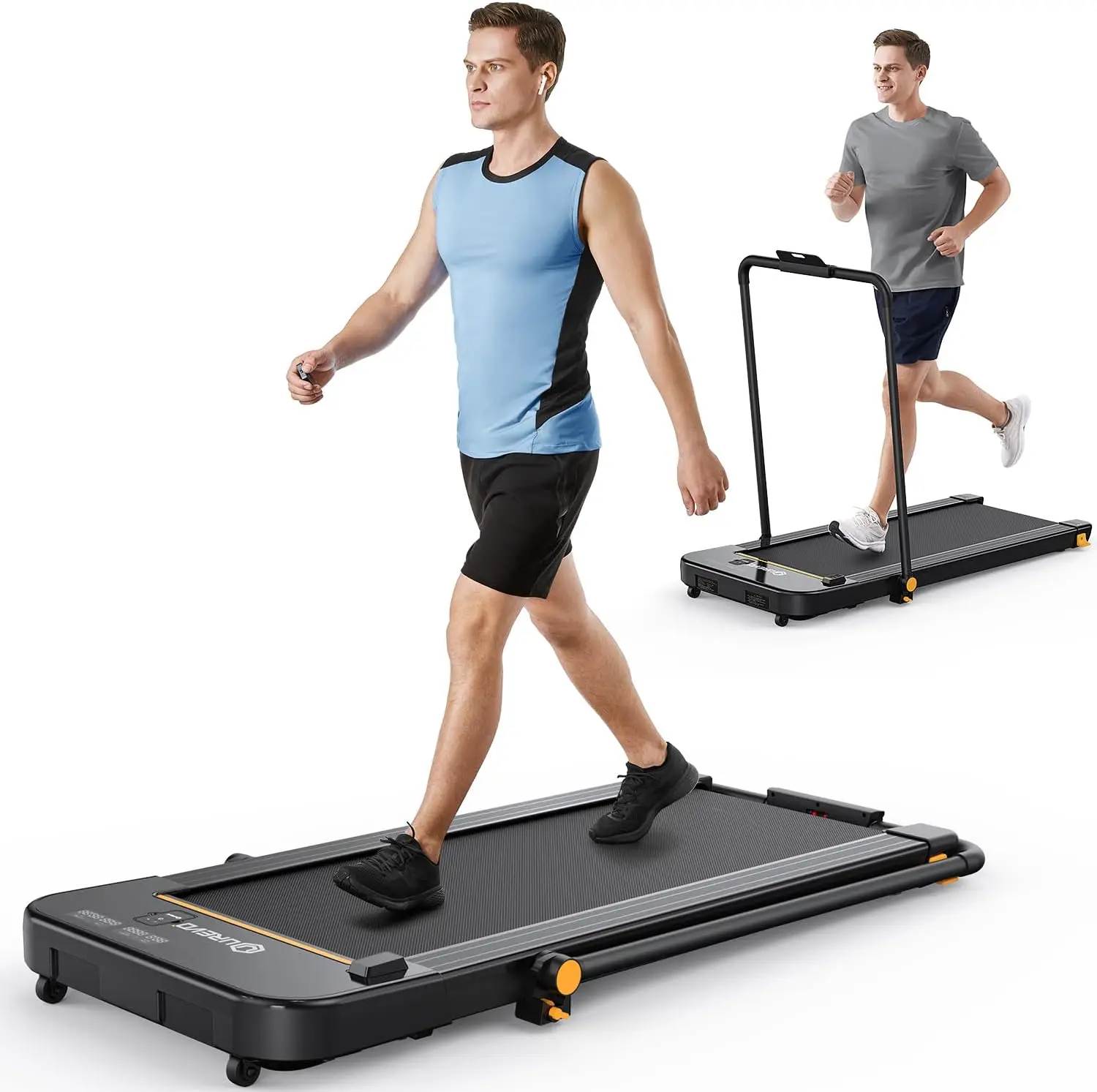 UREVO 2 in 1 Under Desk Treadmill, 2.5HP Folding Electric Treadmill Walking Jogging Machine for Home Office with Remote Control
UREVO 2 in 1 Under Desk Treadmill, 2.5HP Folding Electric Treadmill Walking Jogging Machine for Home Office with Remote Control