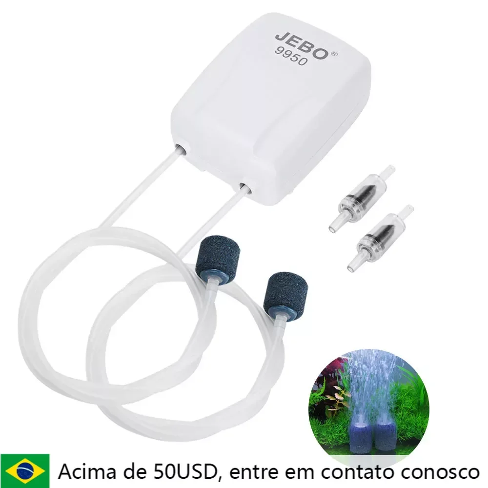 JEBO аквариум AC и DC двухцелевой кислородный насос бесшумный кислородный насос литиевая батарея портативная уличная Рыбалка USB зарядка
JEBO аквариум AC и DC двухцелевой кислородный насос бесшумный кислородный насос литиевая батарея портативная уличная Рыбалка USB зарядка