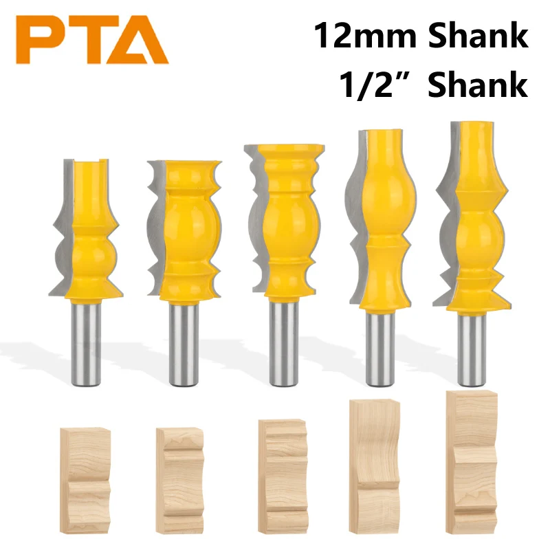 PTA Crown Molding Bit Router Bit Wood Cutter Woodworking Milling Cutter For Wood Bit Face Mill Carbide Cutter Tools
PTA Crown Molding Bit Router Bit Wood Cutter Woodworking Milling Cutter For Wood Bit Face Mill Carbide Cutter Tools